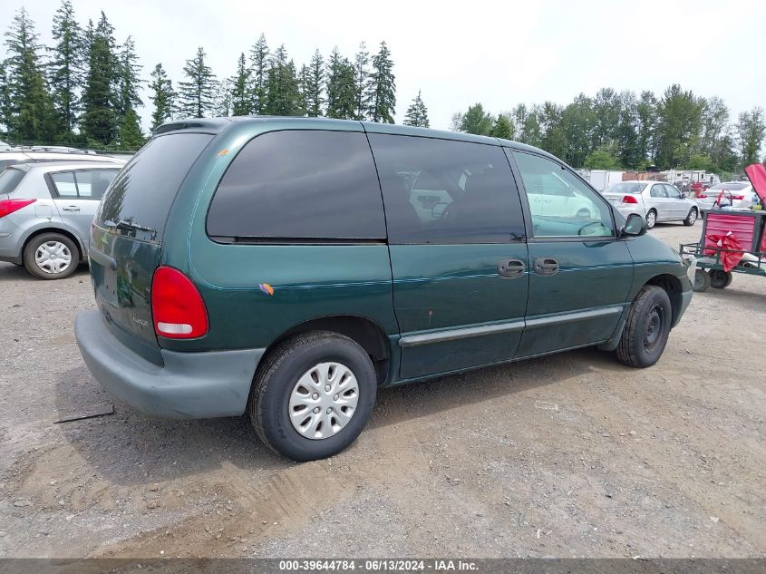 1998 Plymouth Voyager VIN: 2P4FP2538WR549895 Lot: 39644784