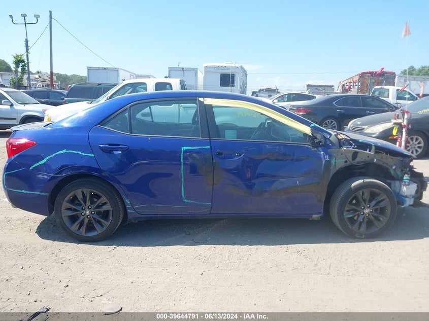 2017 Toyota Corolla Se VIN: 2T1BURHE7HC752006 Lot: 39644791