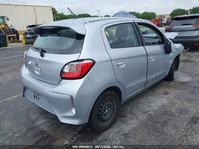 2022 Mitsubishi Mirage Es/Le VIN: ML32AUHJ0NH006659 Lot: 39644812