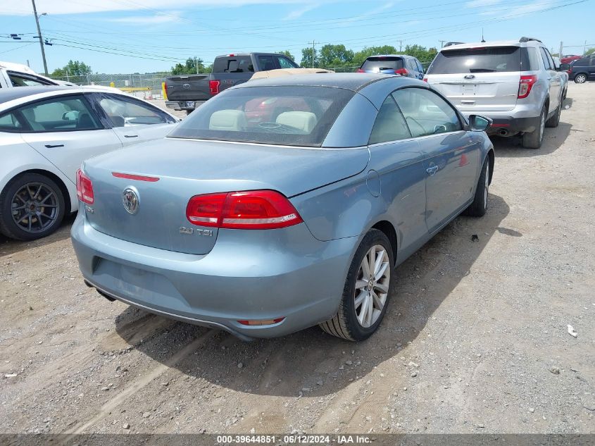 2012 Volkswagen Eos Komfort VIN: WVWBW7AH1CV003386 Lot: 39644851