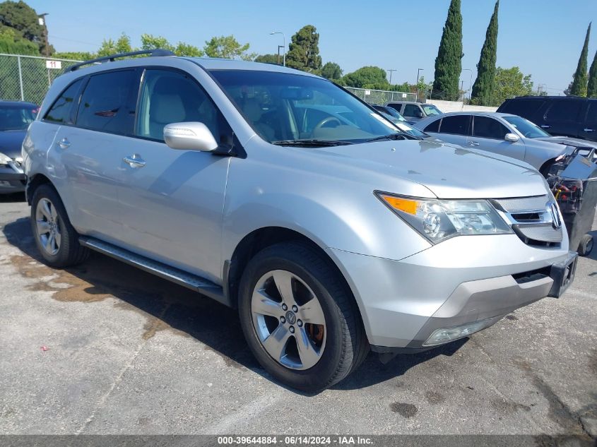 2008 Acura Mdx Sport Package VIN: 2HNYD28858H500511 Lot: 39644884