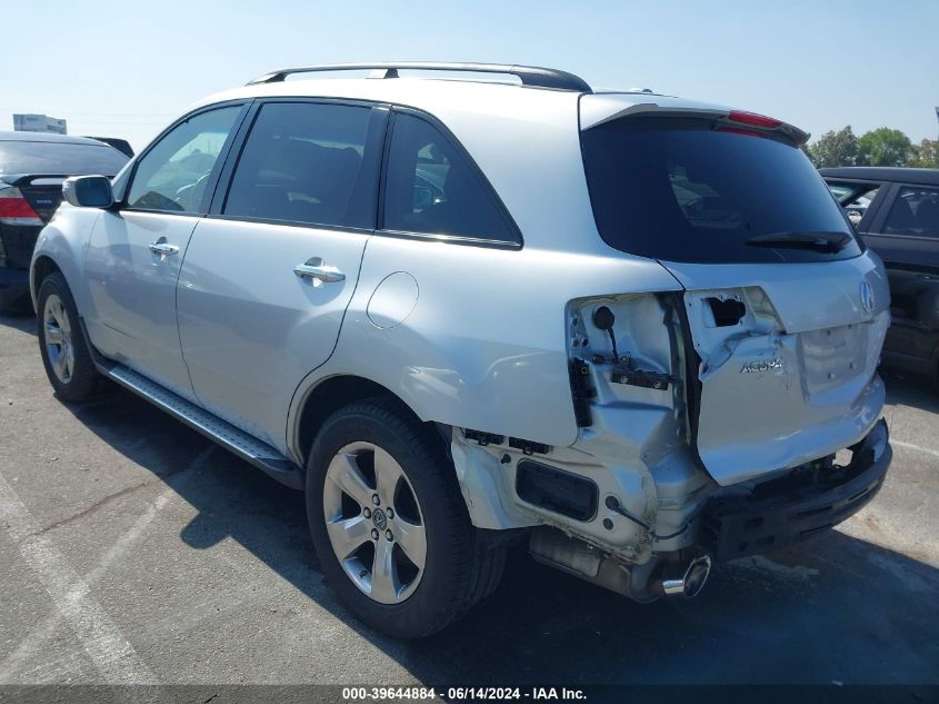 2008 Acura Mdx Sport Package VIN: 2HNYD28858H500511 Lot: 39644884