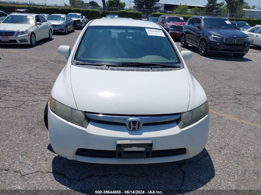 2008 Honda Civic Lx VIN: 1HGFA16518L005204 Lot: 39644885