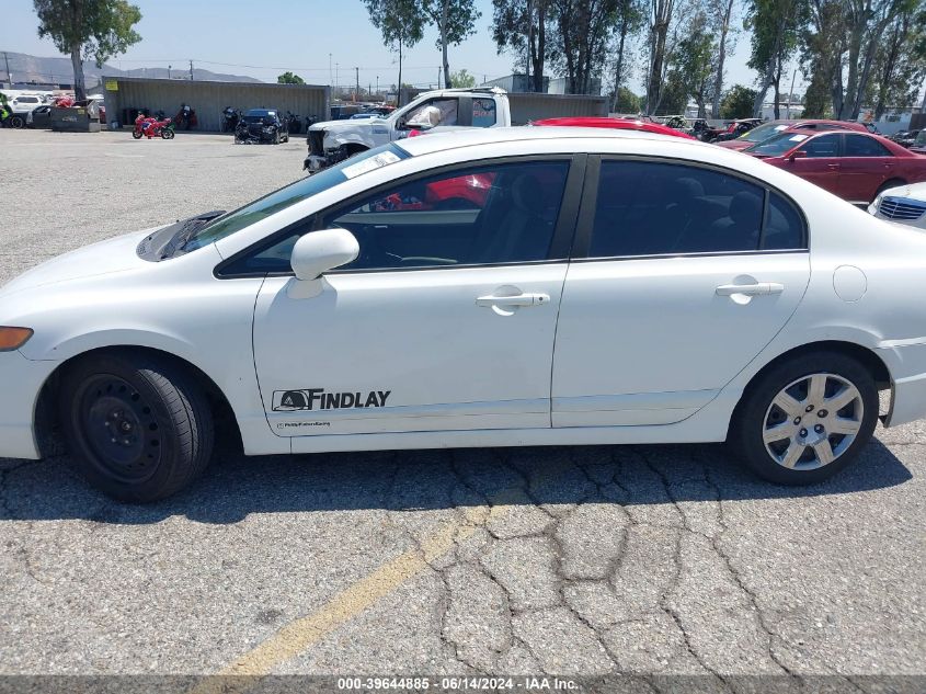 2008 Honda Civic Lx VIN: 1HGFA16518L005204 Lot: 39644885