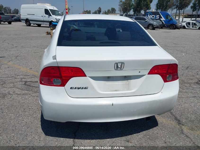 2008 Honda Civic Lx VIN: 1HGFA16518L005204 Lot: 39644885