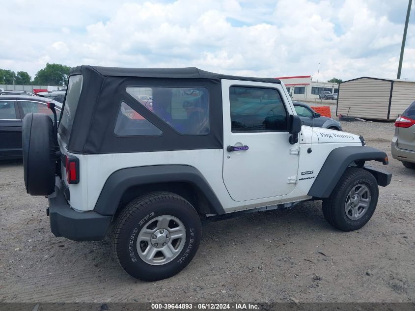 2017 Jeep Wrangler Sport 4X4 VIN: 1C4AJWAG2HL618317 Lot: 39644893