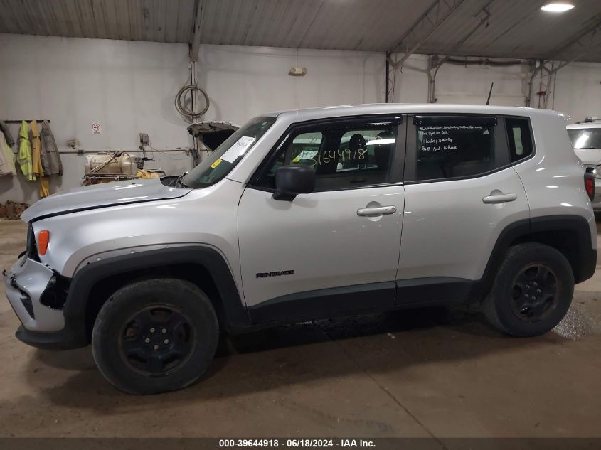 2019 Jeep Renegade Sport 4X4 VIN: ZACNJBAB2KPK56231 Lot: 39644918