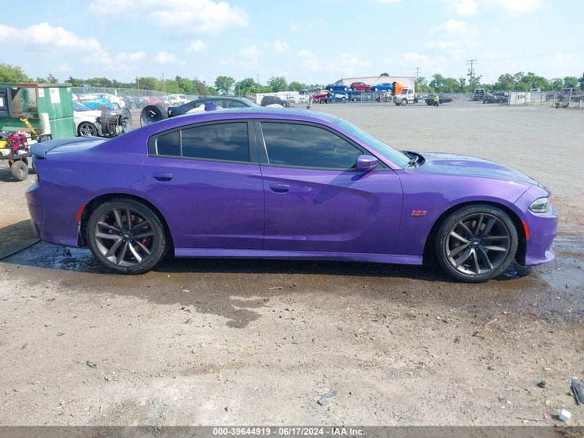 2019 Dodge Charger Scat Pack Rwd VIN: 2C3CDXGJ1KH604622 Lot: 39644919