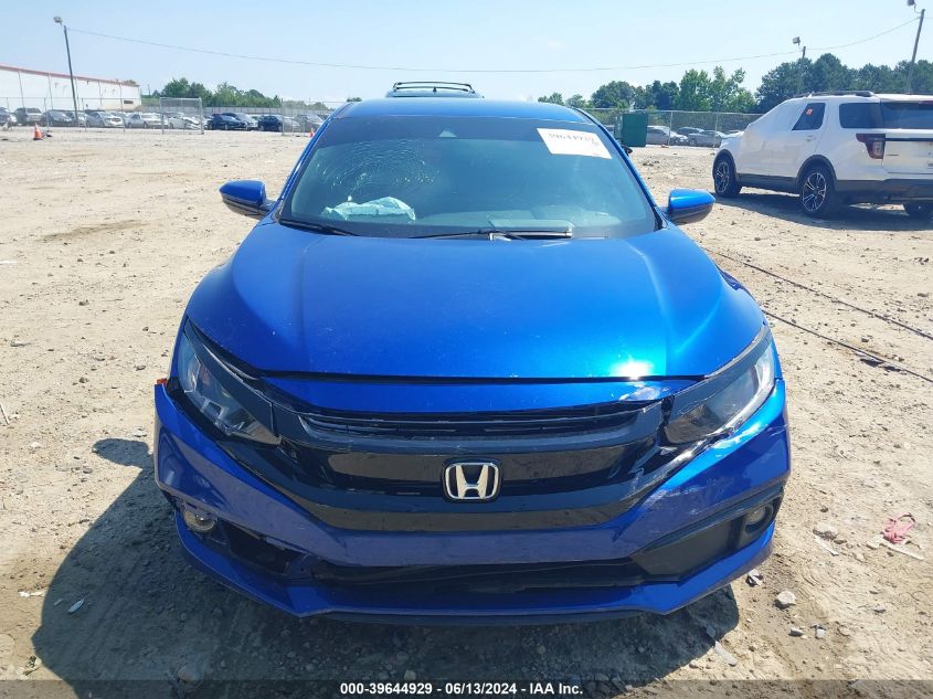 2019 Honda Civic Sport VIN: 2HGFC2F81KH603615 Lot: 39644929