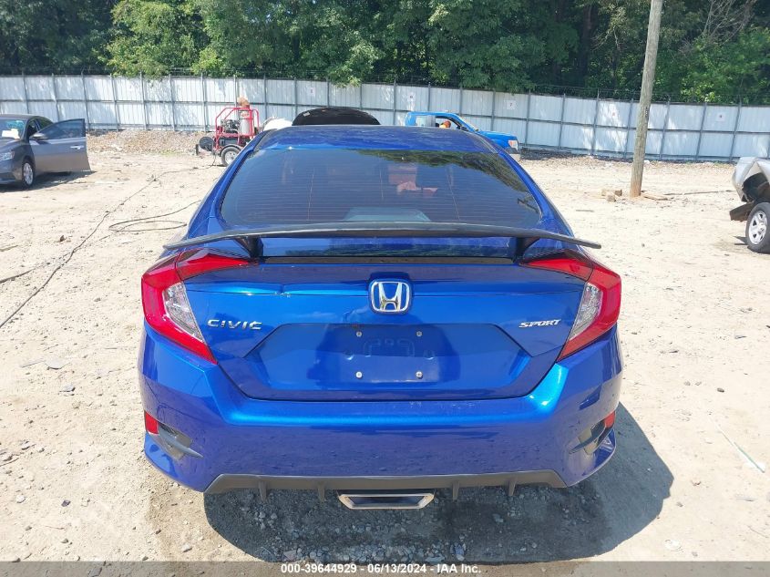2019 Honda Civic Sport VIN: 2HGFC2F81KH603615 Lot: 39644929