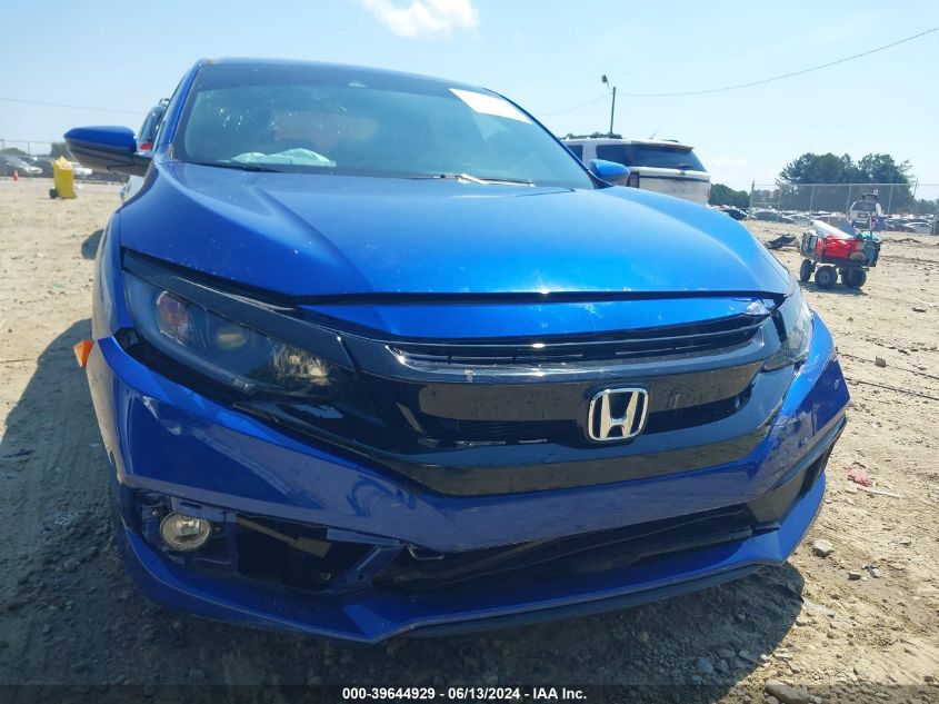 2019 Honda Civic Sport VIN: 2HGFC2F81KH603615 Lot: 39644929