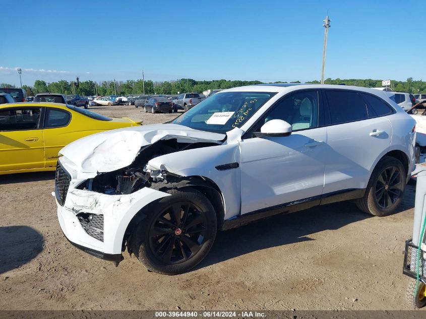 2022 Jaguar F-Pace S P250 Awd Automatic VIN: SADCJ2EX4NA698386 Lot: 39644940