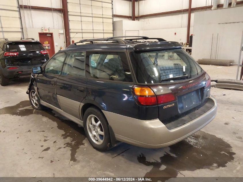 2001 Subaru Outback VIN: 4S3BH665416617147 Lot: 39644942