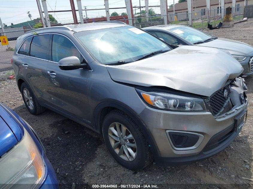 VIN 5XYPGDA53GG141225 2016 KIA Sorento, 3.3L Lx no.1