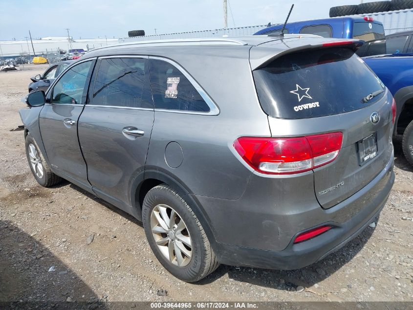 VIN 5XYPGDA53GG141225 2016 KIA Sorento, 3.3L Lx no.3