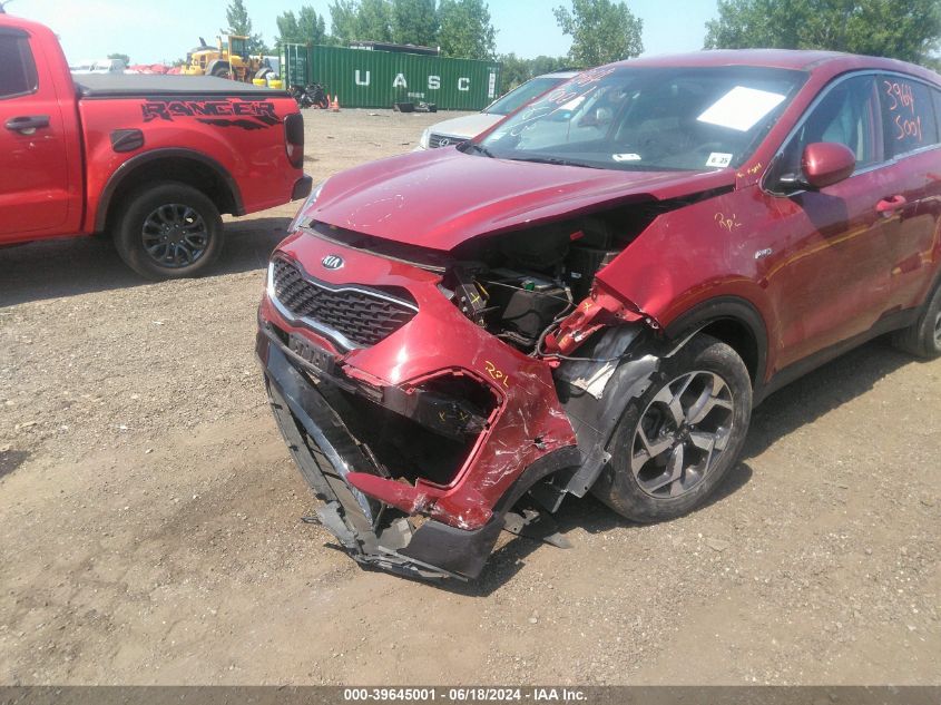 2020 Kia Sportage Lx VIN: KNDPMCAC1L7795987 Lot: 39645001