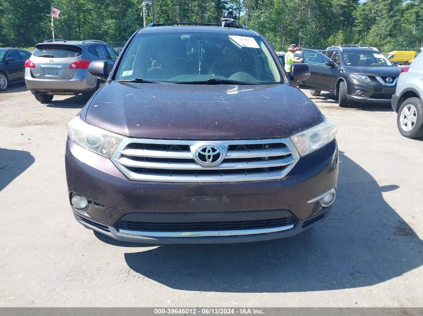 2013 Toyota Highlander Limited V6 VIN: 5TDDK3EH4DS179707 Lot: 39645012