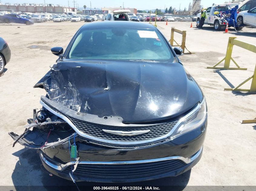 2015 Chrysler 200 Limited VIN: 1C3CCCAB9FN531848 Lot: 39645025