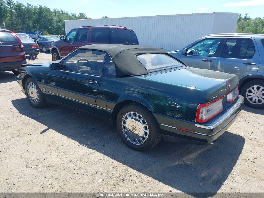 1993 Cadillac Allante VIN: 1G6VS3391PU128992 Lot: 39645051