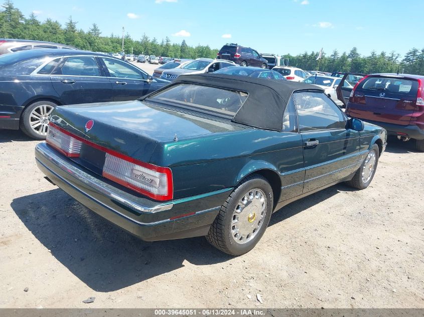 1993 Cadillac Allante VIN: 1G6VS3391PU128992 Lot: 39645051