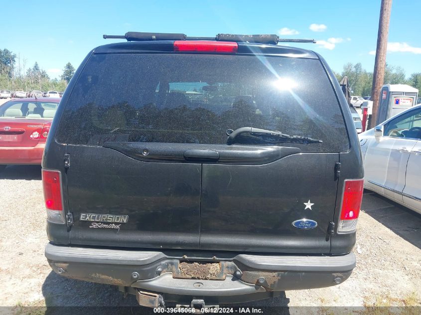 2005 Ford Excursion Limited VIN: 1FMNU43S05EB45804 Lot: 39645066