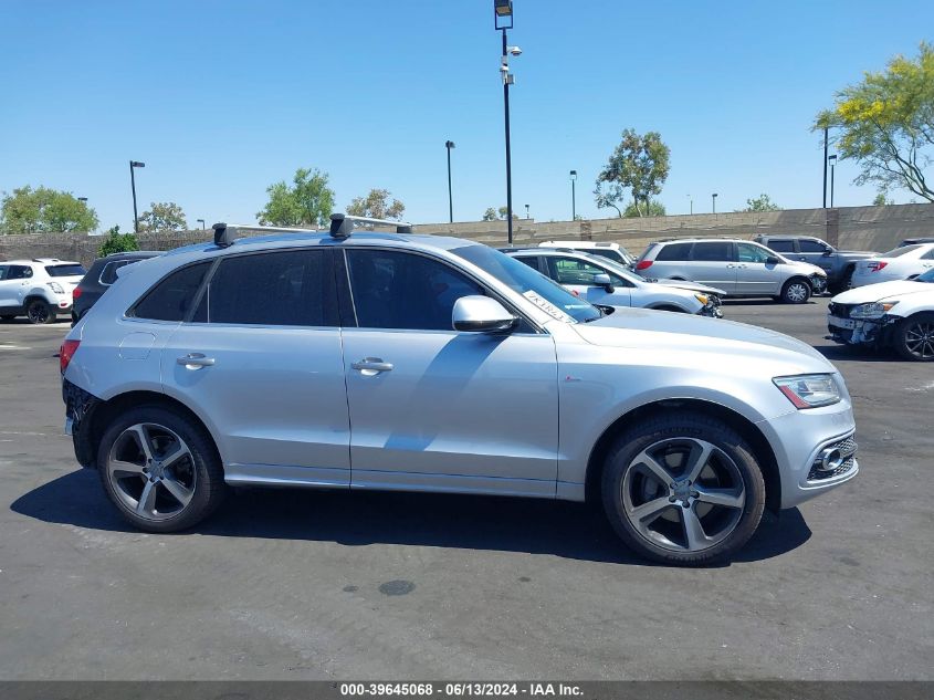 2015 Audi Q5 3.0T Premium Plus VIN: WA1WGAFP0FA105960 Lot: 39645068