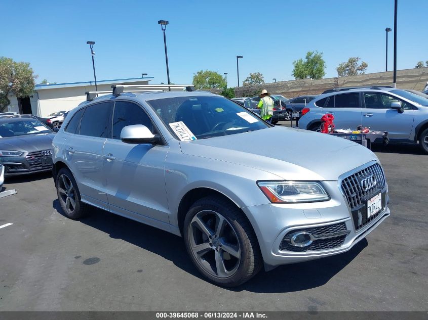 2015 Audi Q5 3.0T Premium Plus VIN: WA1WGAFP0FA105960 Lot: 39645068