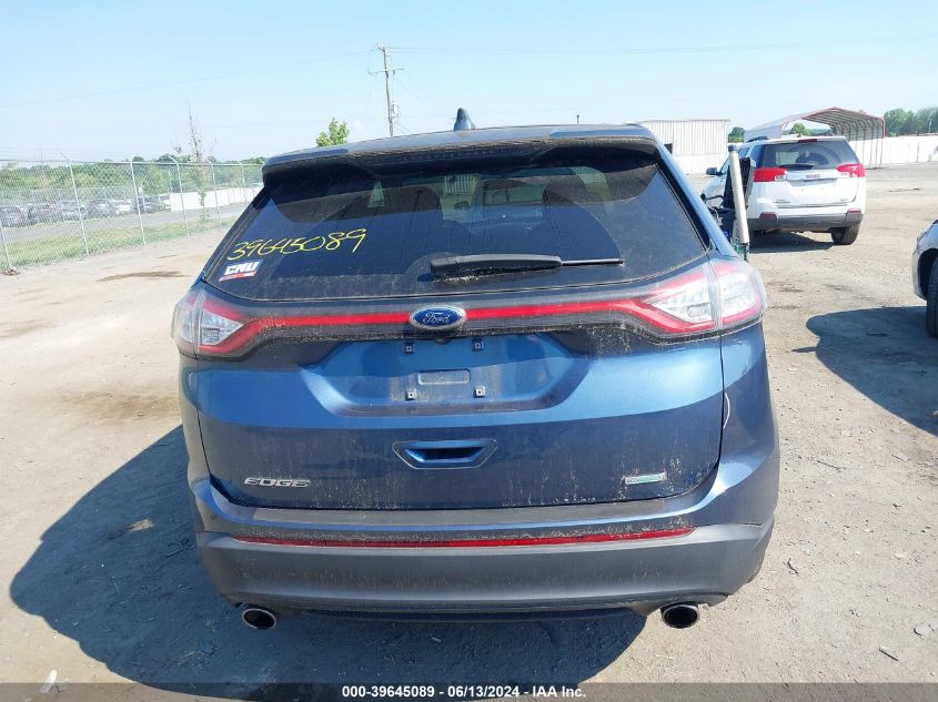 2018 Ford Edge Se VIN: 2FMPK3G97JBB20906 Lot: 39645089