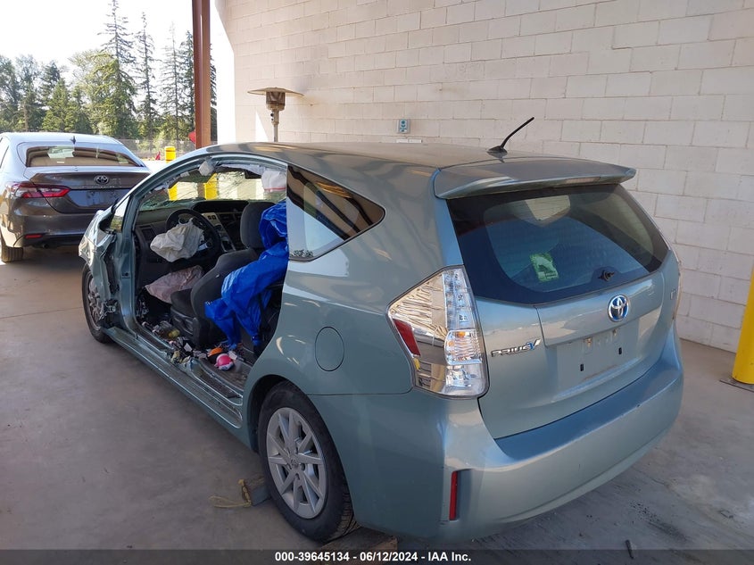 2014 Toyota Prius V Two VIN: JTDZN3EU4E3321003 Lot: 39645134