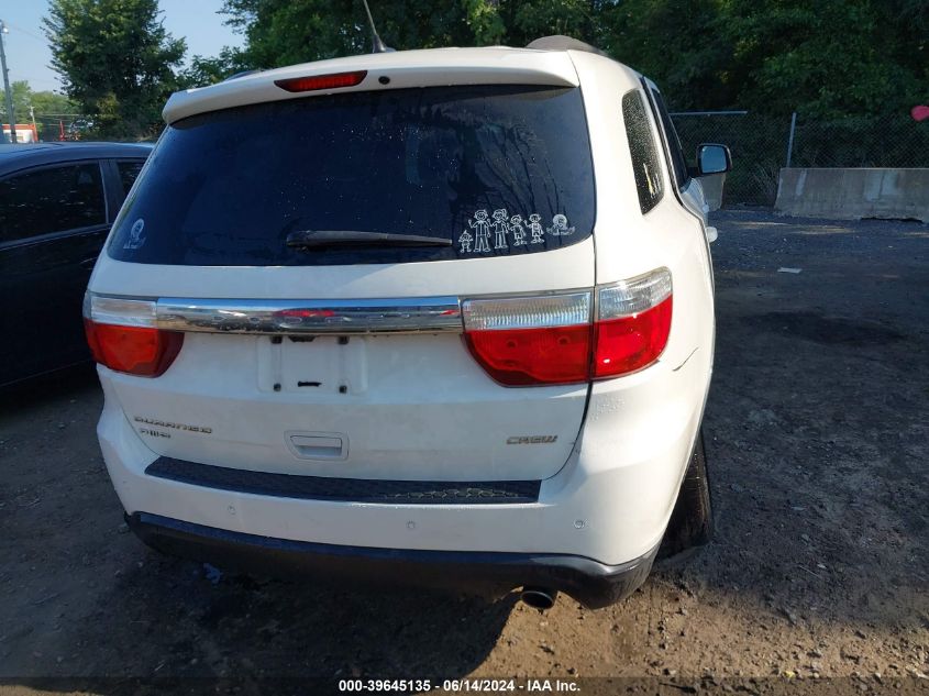 2012 Dodge Durango Crew VIN: 1C4RDJDG0CC121297 Lot: 39645135