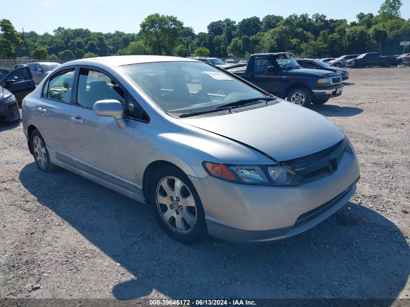 2008 Honda Civic Lx VIN: 2HGFA16568H357790 Lot: 39645172