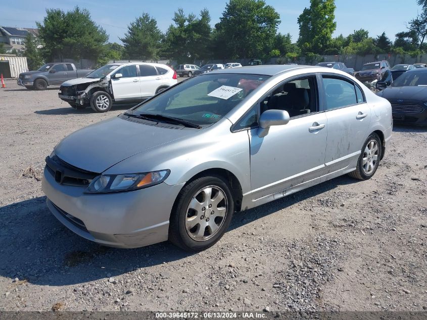 2008 Honda Civic Lx VIN: 2HGFA16568H357790 Lot: 39645172