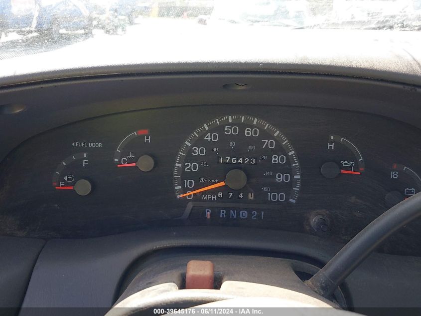 1998 Ford F-150 Lariat/Standard/Xl/Xlt VIN: 1FTZX1768WKA78672 Lot: 39645176