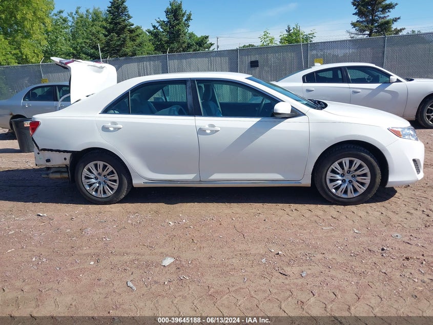 2013 Toyota Camry Le VIN: 4T1BF1FKXDU247123 Lot: 39645188