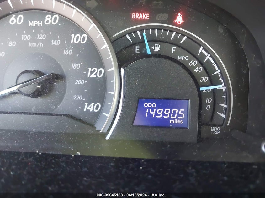 2013 Toyota Camry Le VIN: 4T1BF1FKXDU247123 Lot: 39645188