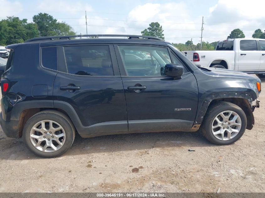 2018 Jeep Renegade Latitude Fwd VIN: ZACCJABB0JPH70404 Lot: 39645191