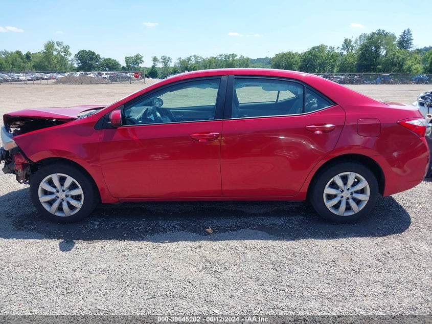 2015 Toyota Corolla Le VIN: 5YFBURHE3FP210589 Lot: 39645202