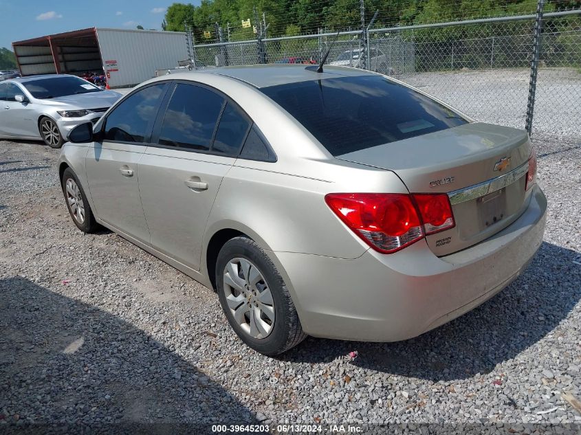 2013 Chevrolet Cruze Ls Manual VIN: 1G1PB5SH2D7287324 Lot: 39645203