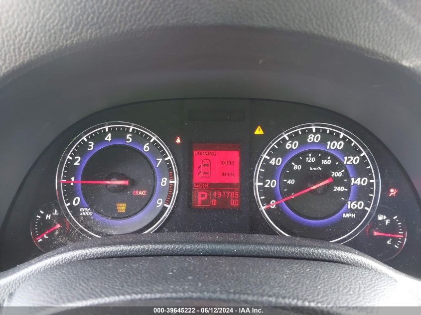 2007 Infiniti G35X VIN: JNKBV61F97M806713 Lot: 39645222