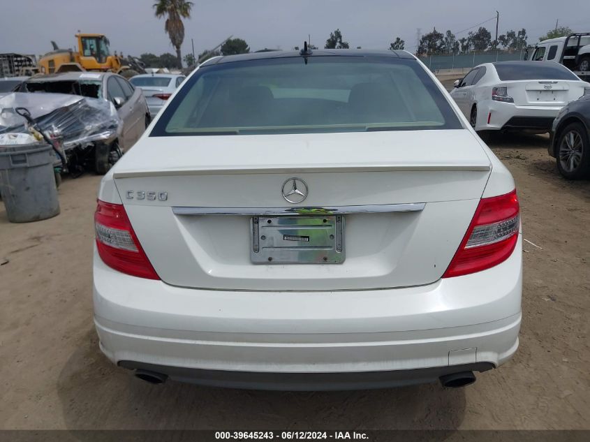 2009 Mercedes-Benz C 350 Sport VIN: WDDGF56XX9R074961 Lot: 39645243
