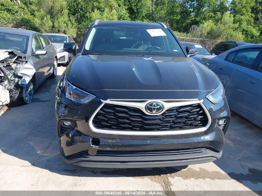 2022 Toyota Highlander Xle VIN: 5TDGZRBH5NS202297 Lot: 39645246