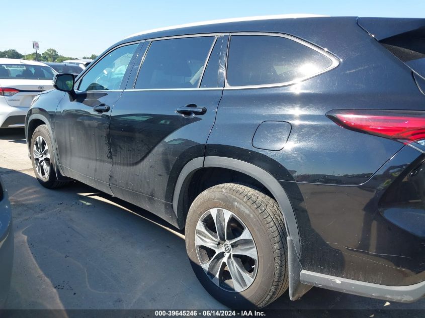 2022 Toyota Highlander Xle VIN: 5TDGZRBH5NS202297 Lot: 39645246