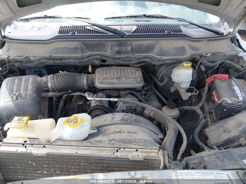 2008 Dodge Ram 1500 St/Sxt VIN: 1D7HA16K98J136654 Lot: 39645275