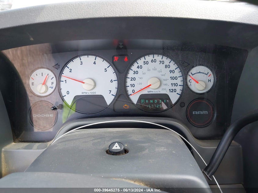 2008 Dodge Ram 1500 St/Sxt VIN: 1D7HA16K98J136654 Lot: 39645275