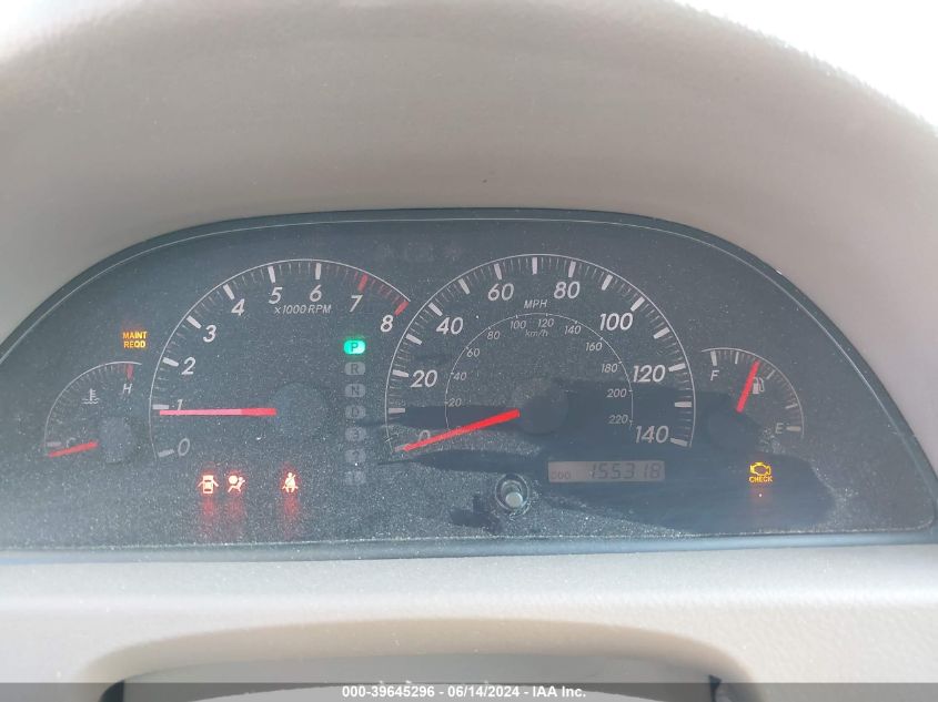 2005 Toyota Camry Le VIN: 4T1BE30K45U009342 Lot: 39645296