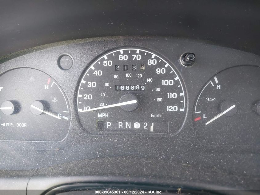 2000 Ford Ranger Xl/Xlt VIN: 1FTYR14V4YPA27791 Lot: 39645301