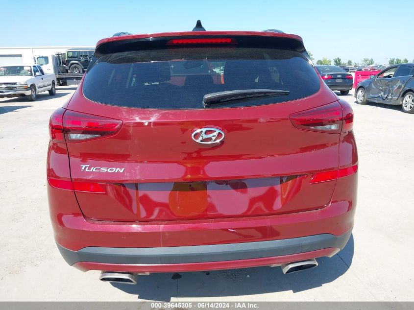 2019 Hyundai Tucson Night VIN: KM8J33AL7KU010957 Lot: 39645305