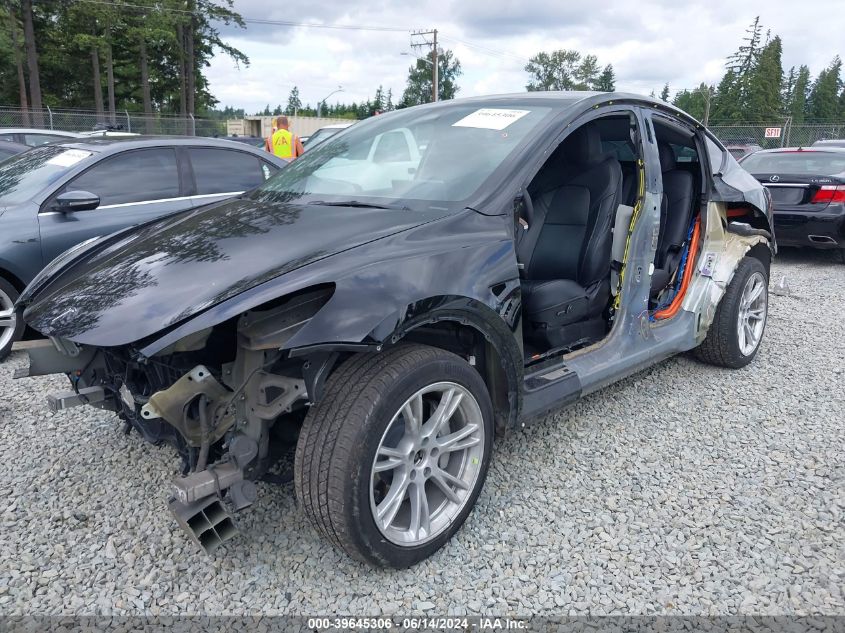 2023 Tesla Model Y Awd/Long Range Dual Motor All-Wheel Drive VIN: 7SAYGDEE1PF607811 Lot: 39645306