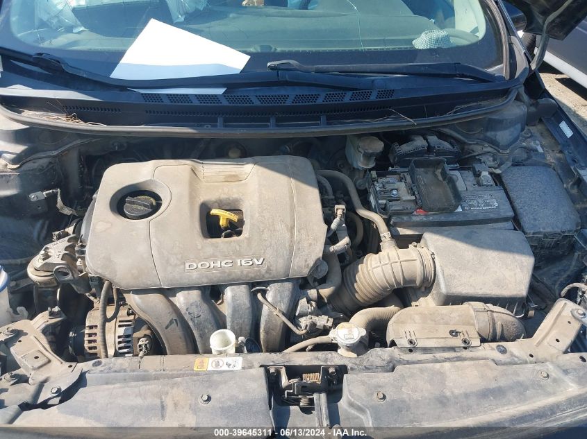 2017 Kia Forte Lx VIN: 3KPFK4A73HE058033 Lot: 39645311