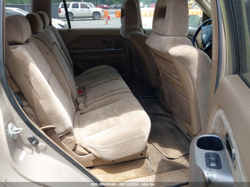 2003 Honda Pilot Ex VIN: 2HKYF184X3H538047 Lot: 39645345